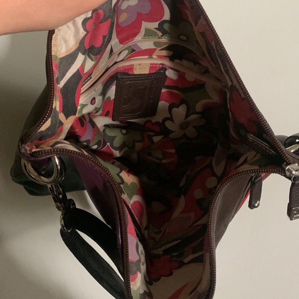 Leather patchwork purse - Picture 7 of 11
